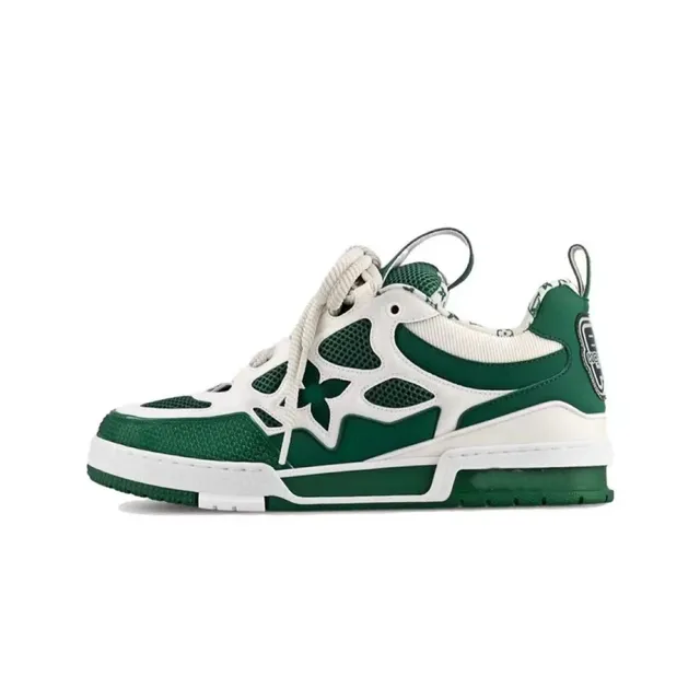 Balenciaga Speed Trainer Green and White