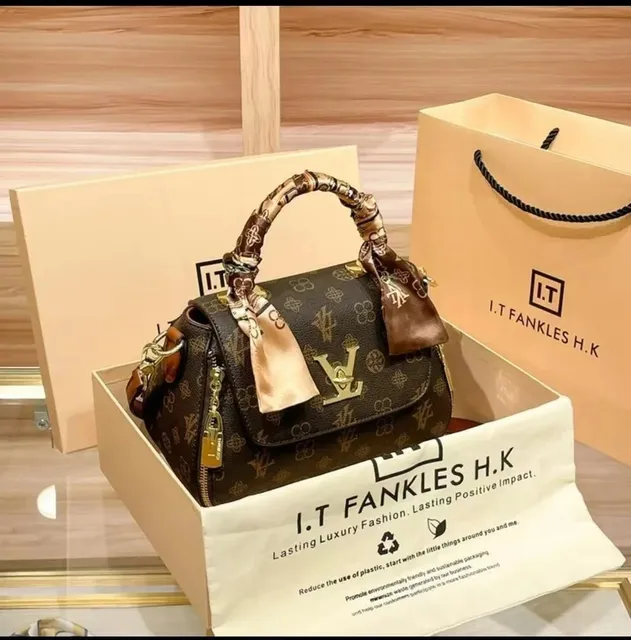 Louis Vuitton LV Trainer Monogram Canvas with Silk Scarf Handle