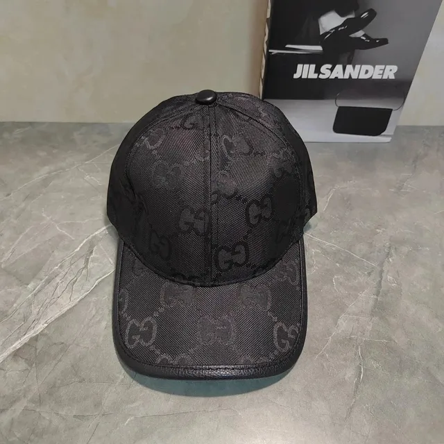 Gucci GG Monogram Cap Black