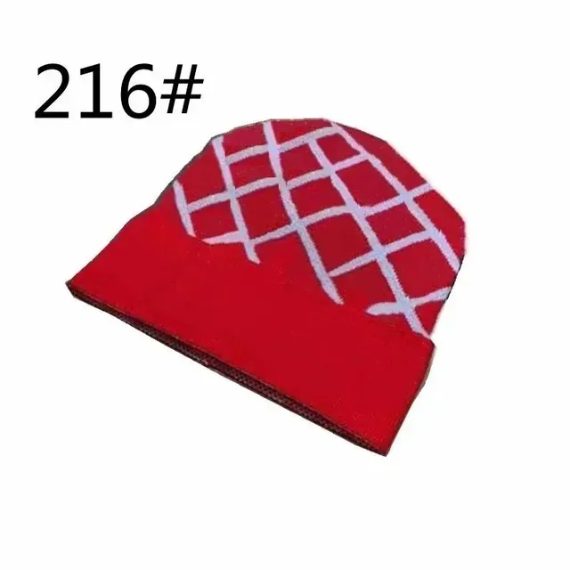 Beanie Grid Print
