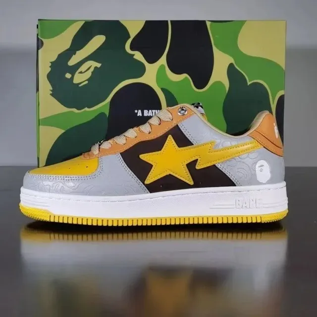 BAPE Shark Low Camouflage Star