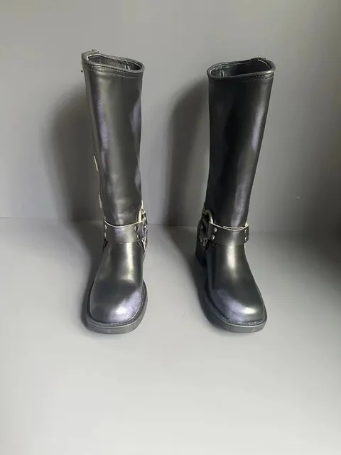 Dr. Martens Combat Boot Metallic Black
