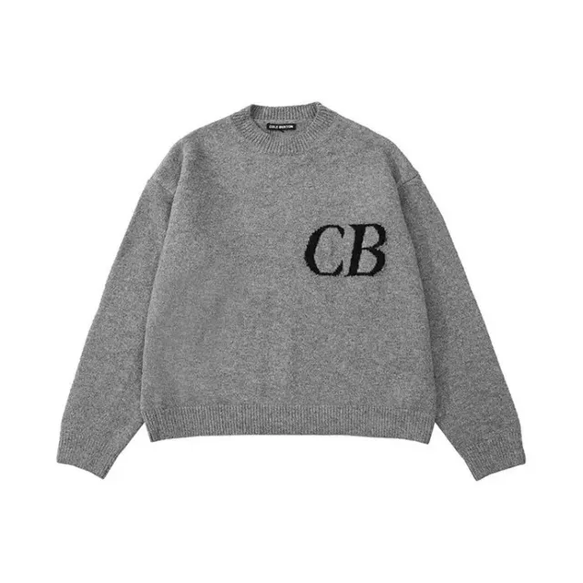 Cole Buxton Knit Sweater CB Logo