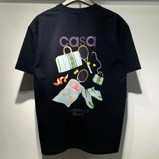 Casablanca Graphic Tee Sport Equipment Print