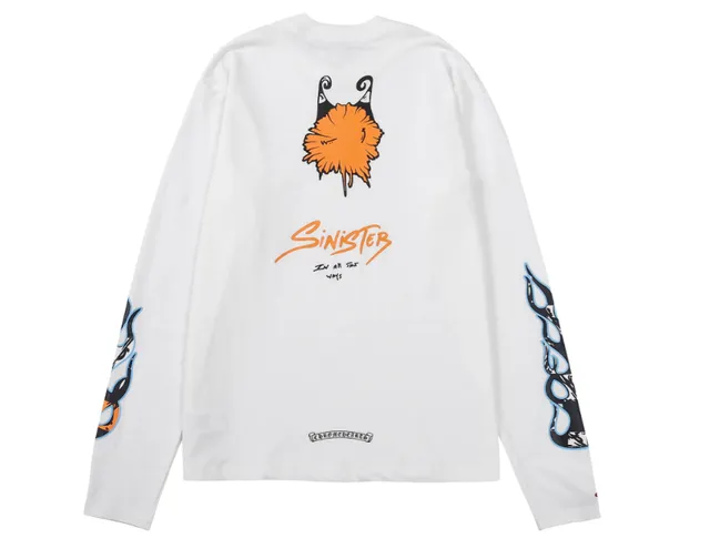 Chrome Hearts × Corteiz Long Sleeve Tee Sinister Graphic