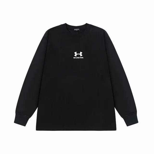 Balenciaga Long-Sleeve Tee Under Armour Logo