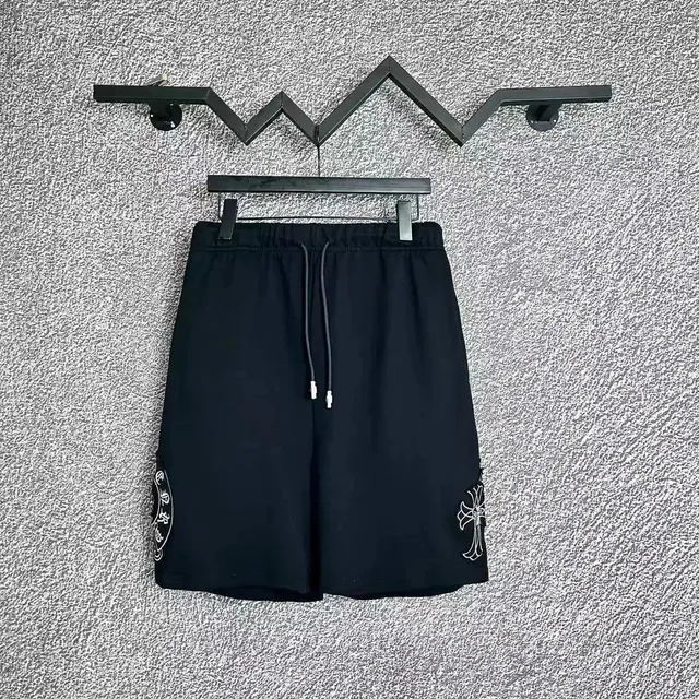 Chrome Hearts Embroidered Shorts Cross Logo