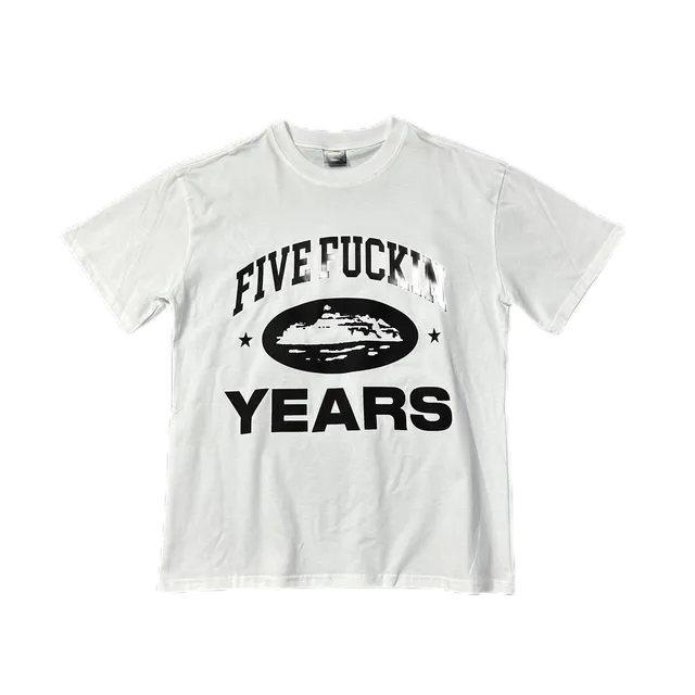 Corteiz Five Fuckin Years Tee Graphic Print