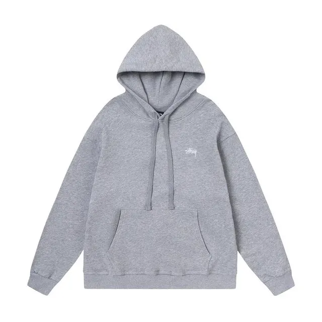Stüssy Hooded Sweatshirt Heather Grey