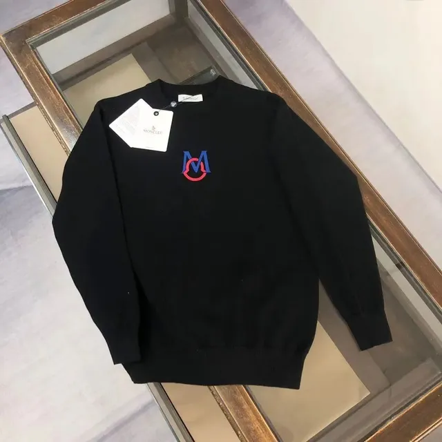 Moncler Knit Sweater Logo Embroidered