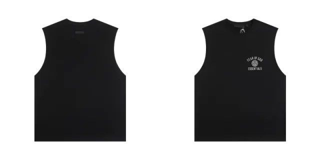 Cropped Tank Fear of God Essentials Logo
