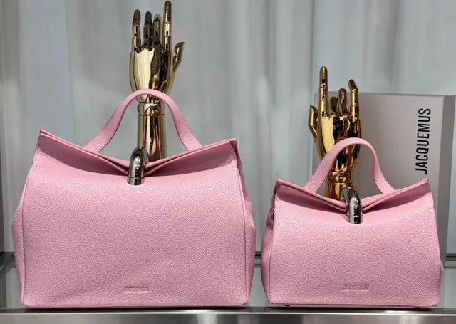 Jacquemus Le Chiquito Pink Grain Leather