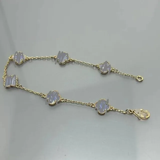 玫瑰金 紫玉髓mini六花