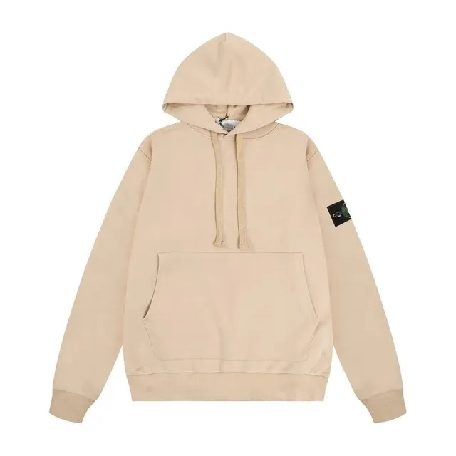 Stone Island Hooded Sweatshirt Badge Patch
