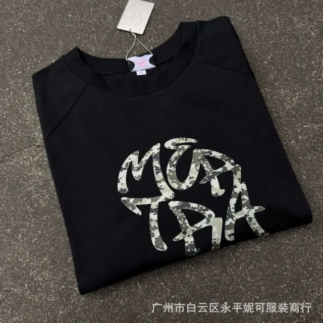黑-迷彩印短袖