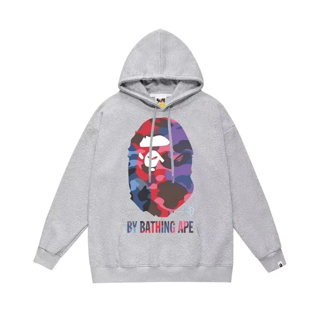 BAPE Shark Hoodie Camouflage Ape Head