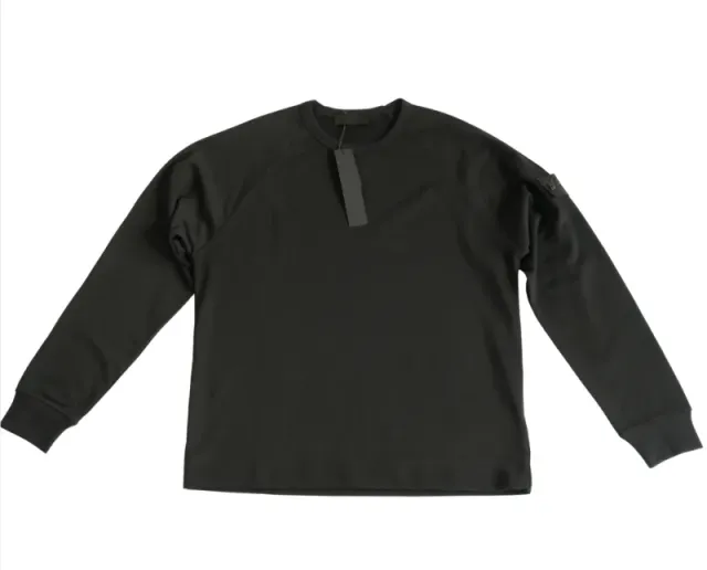 Stone Island Crewneck Sweatshirt Solid Black