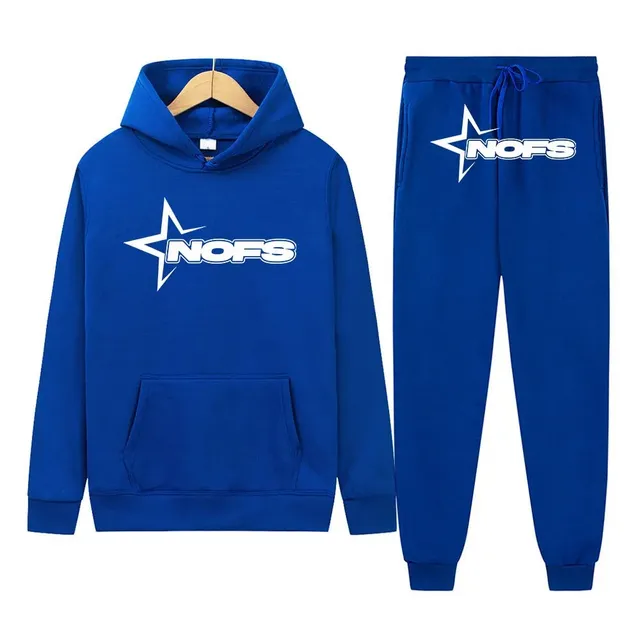 Corteiz Hoodie and Joggers Set Star Logo