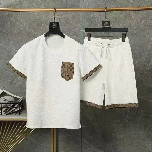 Gucci GG Jacquard Set White with GG Web Trim