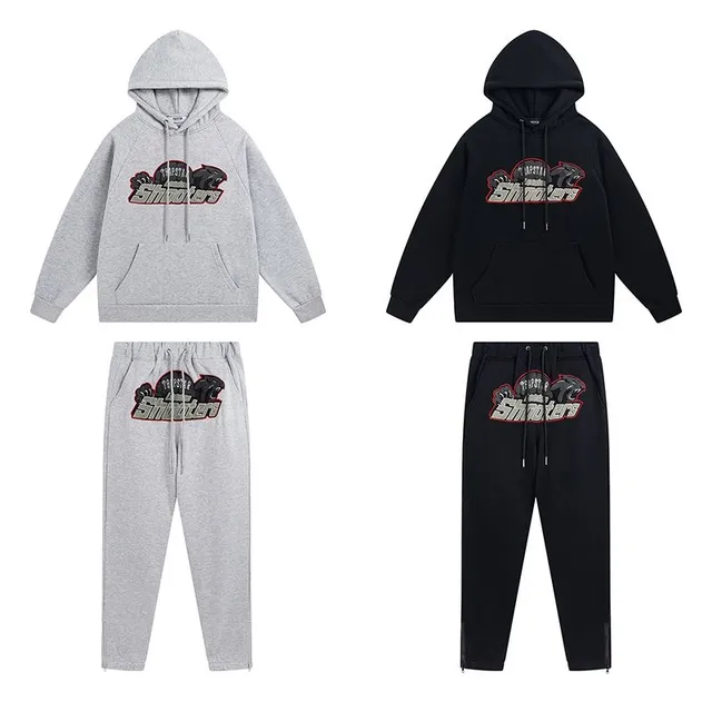 Corteiz Hoodie and Joggers Set Shooter Logo