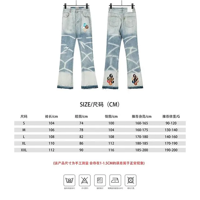 BAPE Graffiti Print Flared Jeans