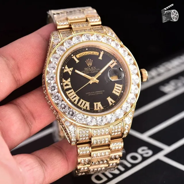 Rolex Day-Date Diamond Bezel and Bracelet