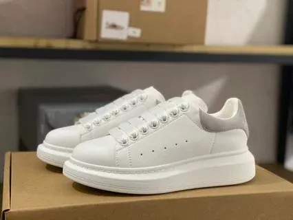 Alexander McQueen Oversized Sneaker White Grey