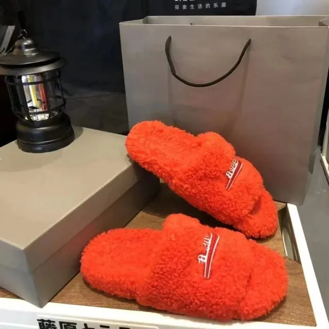 Balenciaga Speed Trainer Slide Fluffy Orange