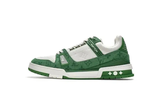Louis Vuitton LV Trainer Monogram Green