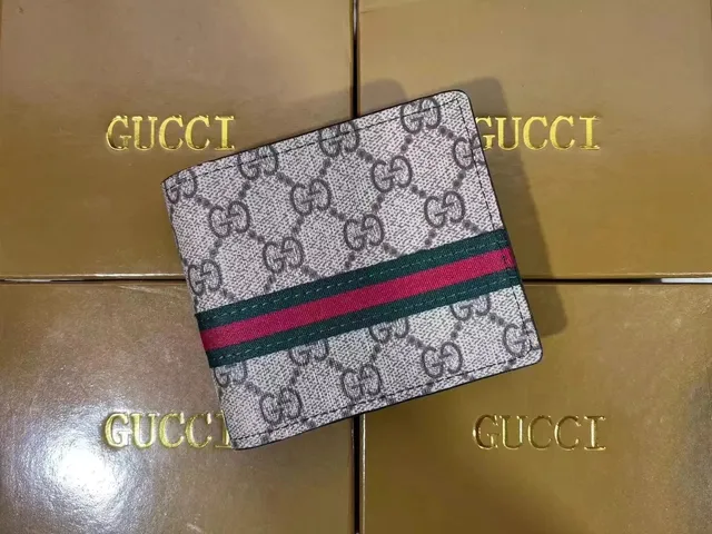 Gucci GG Marmont Wallet Web Stripe