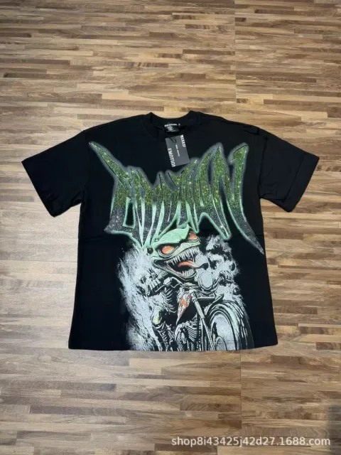 Mixed Emotion Graphic Tee Monster Print