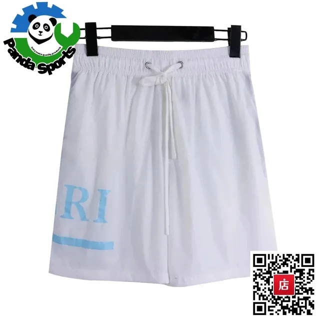 Drawstring Shorts Light Blue Logo