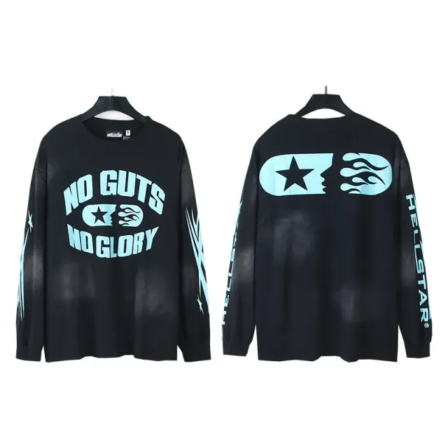 659 long sleeve washed black