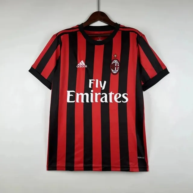 Adidas AC Milan Home Jersey Fly Emirates