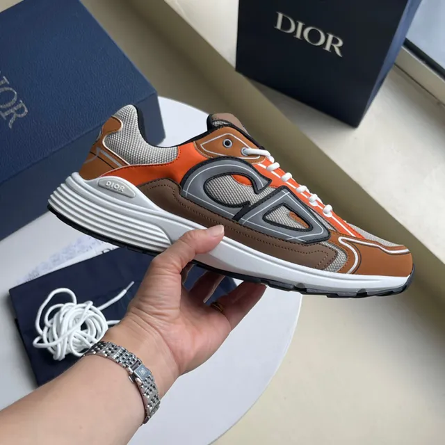Dior B22 Orange Brown Mesh