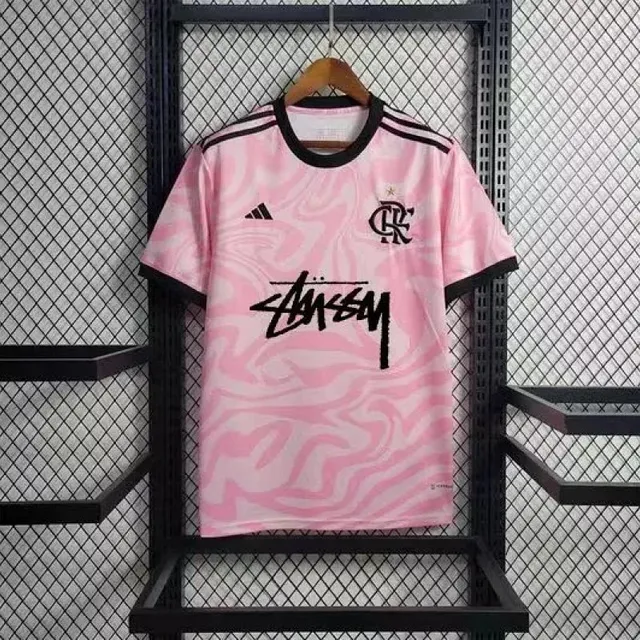 Flamengo Away Jersey Stüssy x Adidas Collaboration