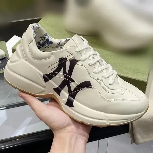 Gucci × MLB Trainer NY Logo