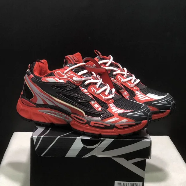 New Balance 2002R Red Black White