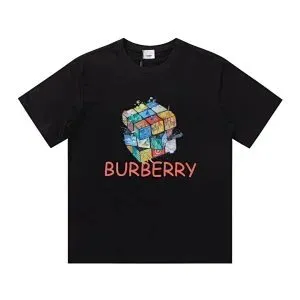 Burberry Graphic T-Shirt Rubik's Cube Print