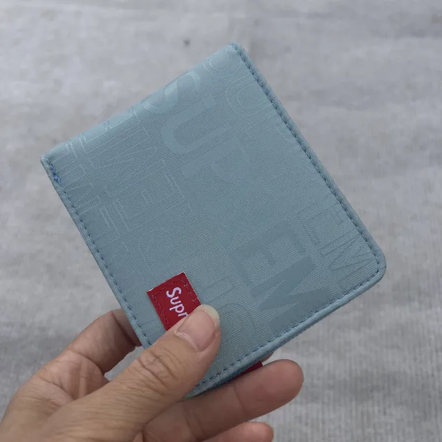 Supreme Box Logo Wallet Light Blue