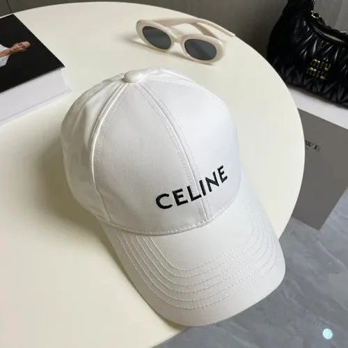 Celine Baseball Cap Logo Embroidered