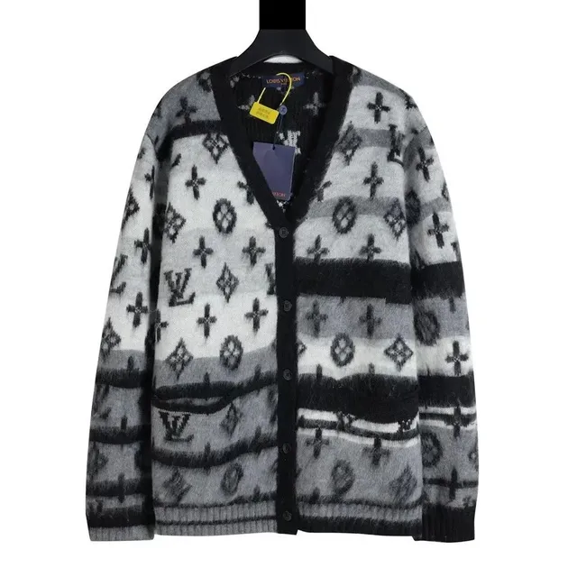 Louis Vuitton Monogram Knit Cardigan Multicolor Stripe