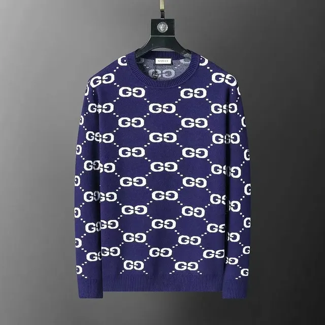 Gucci GG Knit Sweater Monogram Pattern