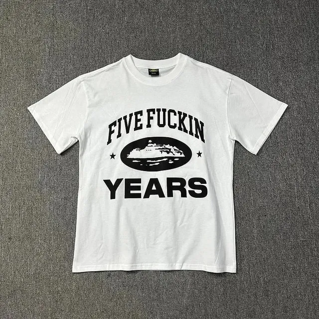 Corteiz Five Fuckin Years Tee Graphic Print