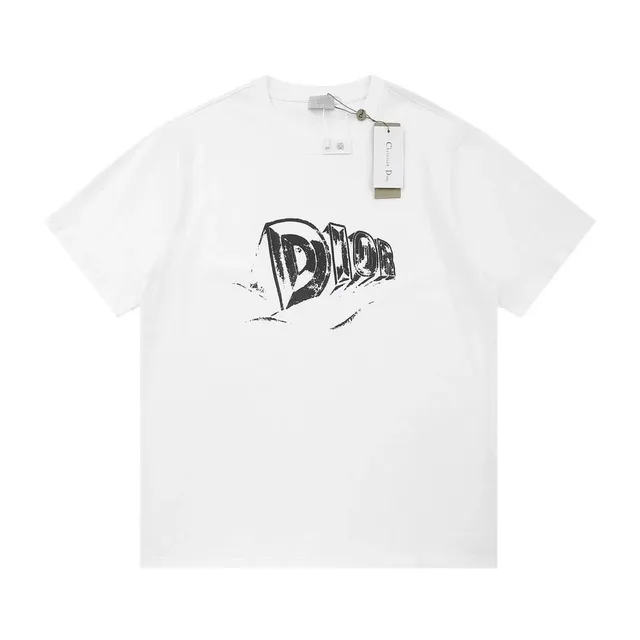 Dior t shirts Distressed Logo