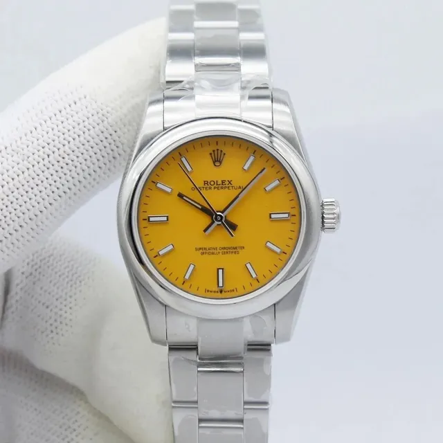 Rolex Oyster Perpetual Vibrant Yellow Dial
