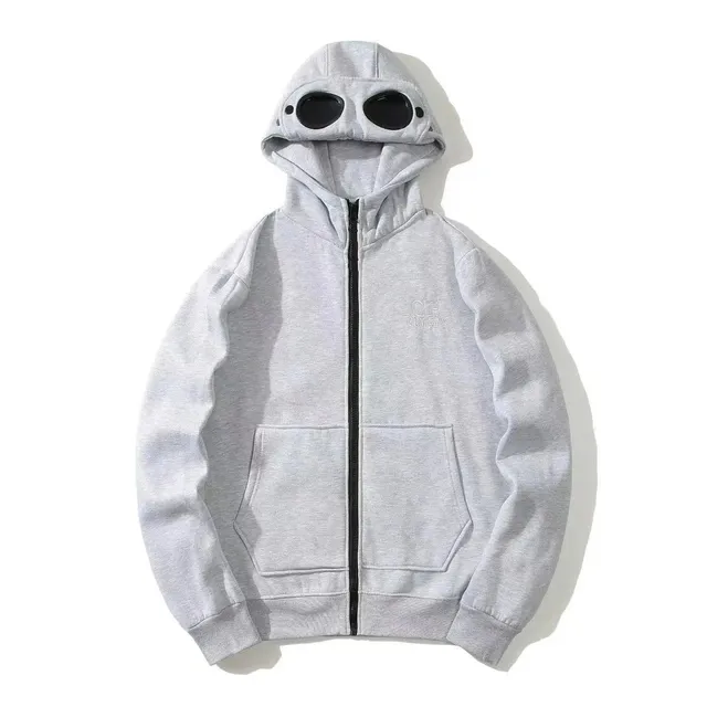 C.P. Company Goggle Hoodie Heather Grey
