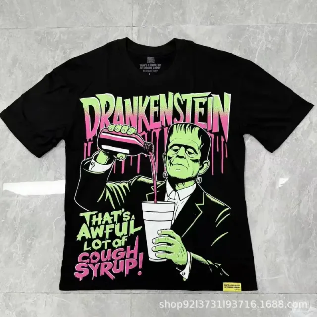 Anti Social Social Club Drakenstein Tee Frankenstein Cough Syrup