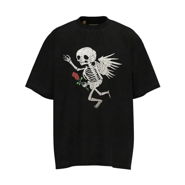 Fear of God Graphic Tee Skeleton with Rose