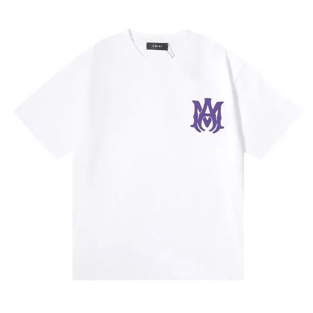 Amiri Logo T-Shirt Purple Logo